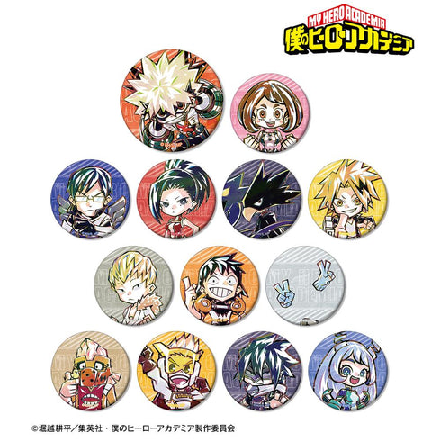 『僕のヒーローアカデミア』トレーディング デフォルメAni-Art マット缶バッジ ver.B(単位/BOX)【202508再販】